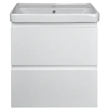 Комплект Azario тумба Мила 60 600х460х670 подвесная с раковиной Monte tx 60 белый (CS00080140)