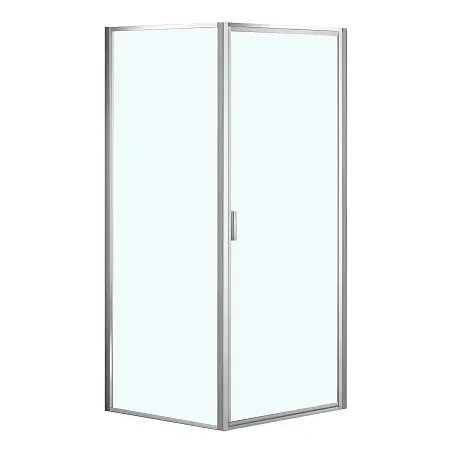 Душевое ограждение Azario RICHMOND 1000х1000х1950 БЕЗ ПОДДОНА прозрачное стекло 6 мм, профиль хром (AZ-NAG1221 1000)