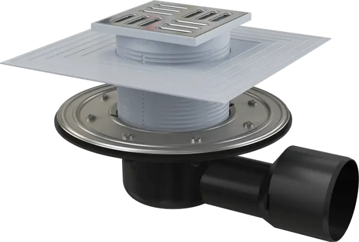 Душевой трап Alcadrain с решеткой хром (APV3344)