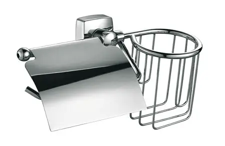 Держатель туалетной бумаги+держатель дезодоранта Fixsen Kvadro, хром (FX-61309+10)