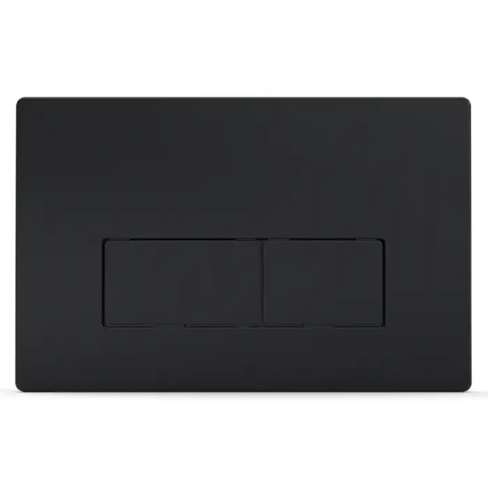 Кнопка смыва AZARIO двойная, квадратная, черная матовая (AZ-8200-0092/AZ-P58-0190)