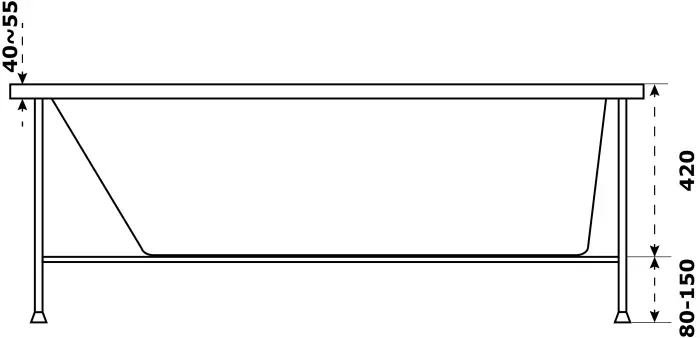 Бали 170 x 70 ( side )