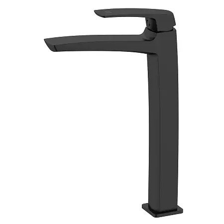 Смеситель для раковины-чаши Azario Conda высокий, керамический картридж, черный матовый (AZ-K9011B)