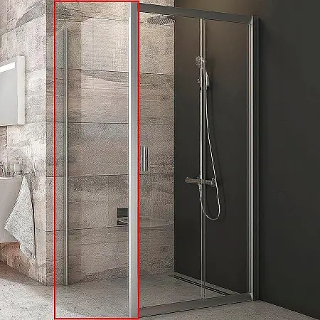 Душевая стенка Ravak Blix BLPS-80 профиль Хром, стекло Transparent (9BH40C00Z1)