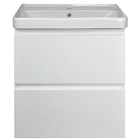 Комплект Azario тумба Мила 60 600х460х670 подвесная с раковиной Monte tx 60 белый (CS00080140)