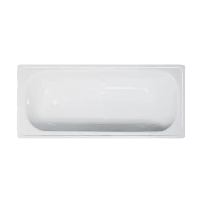 Ванна стальная ВИЗ RIANTO 160х70х40 пристенная, с опорной подставкой, с рантом (RV-160)