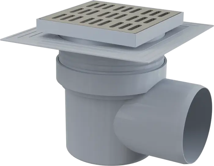 Душевой трап Alcadrain с решеткой хром (APV12)