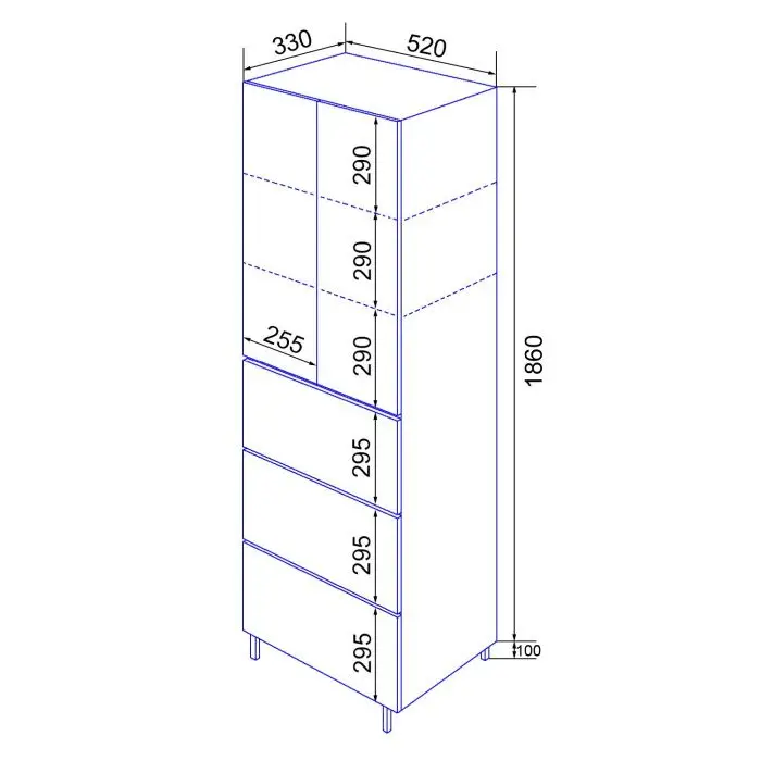 Пенал Эстима 523_схема