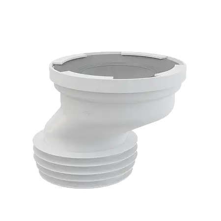 Выпускной патрубок для унитаза Alcadrain гофровый, белый (A991-40)