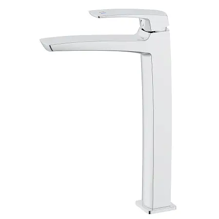 Смеситель для раковины-чаши Azario Conda высокий, керамический картридж, хром (AZ-K9011)