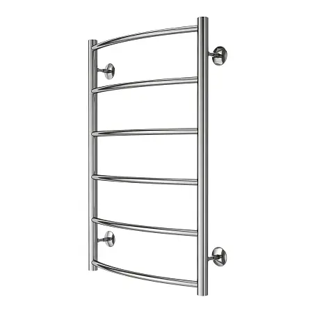 Полотенцесушитель водяной AZARIO VERONA 500/800 6 секций, нижнее/диагональное подключение, 1/2", хром (AZ04158)