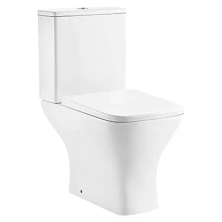 Унитаз-компакт Azario Nigel 365х615х795 напольный, безободковый, слив "Tornado", быстросъемное сиденье микролифт (AZ-55T)