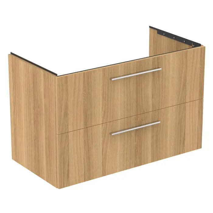 Тумба под раковину Ideal Standard I.life B 100х50,5х63 см, ручки в комплект не входят, натуральный дуб (T5276NX)