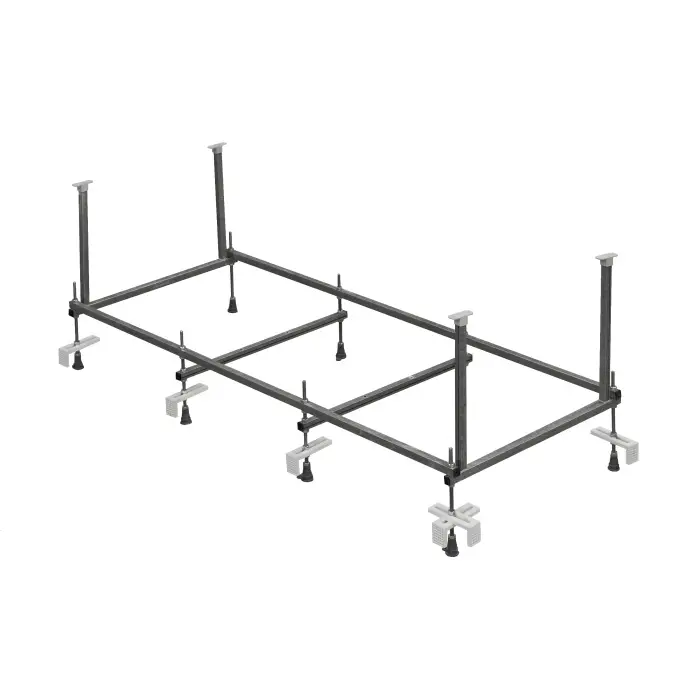 Монтажный комплект для акриловой ванны Roca Leon 1500x700 мм (каркас, комплект креплений к стене, система слив-перелив)