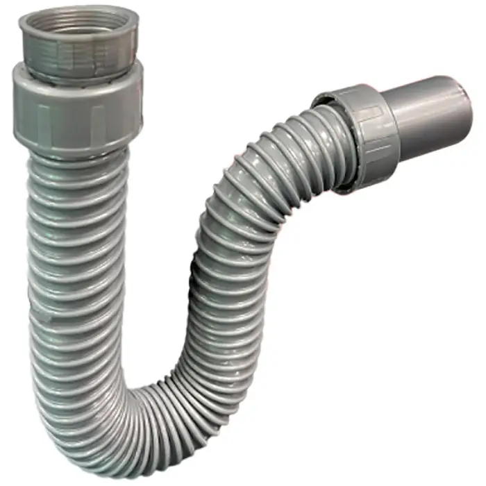 Сифон для раковины Bettoserb трубчатый, серый (125313)