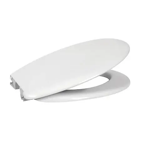 Крышка-сиденье для унитаза Haro Бермуда  пластиковое крепление, белое (526304)