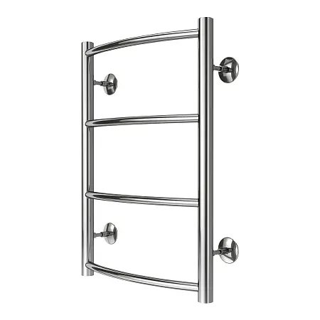 Полотенцесушитель водяной AZARIO VERONA 400/600 4 секции, нижнее/диагональное подключение, 1/2", хром (AZ04146)