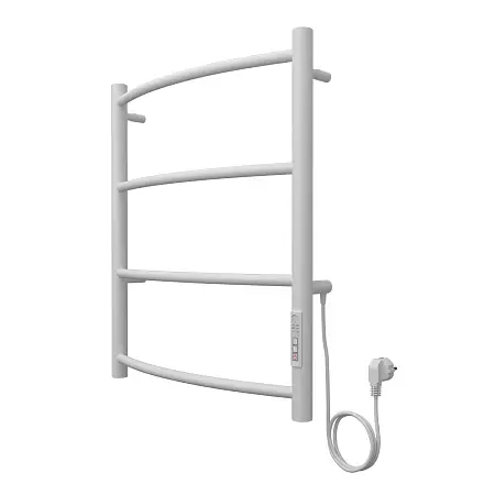 Полотенцесушитель электрический AZARIO Верона 500/600 4 секции, диммер справа, белый (AZ04856W)