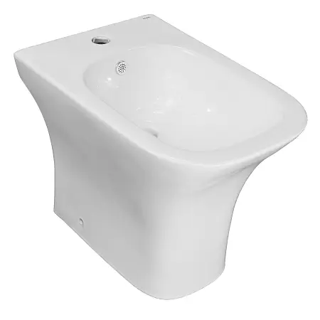 Биде напольное Azario FRETTA SQUARE Размер 525х340х400 мм., белый