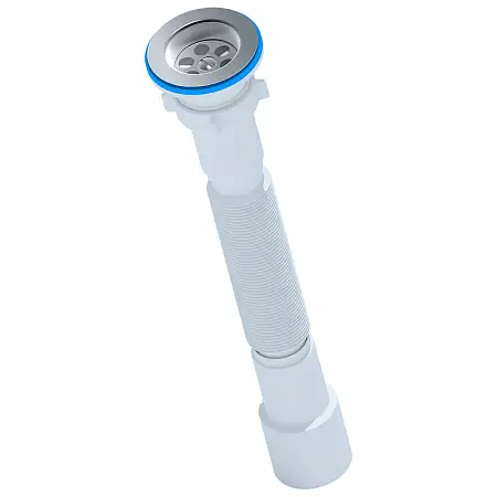 Сифон Ани Пласт гофрированнй 1 1/2 *40-50 396-806мм (G106)