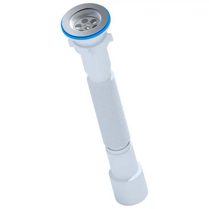 Сифон Ани Пласт гофрированнй 1 1/2 *40-50 396-806мм (G106)