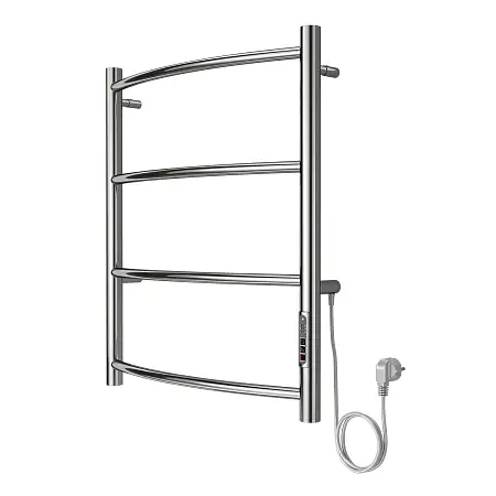 Полотенцесушитель электрический AZARIO VERONA 500/600 4 секции, диммер справа, хром (AZ04856)