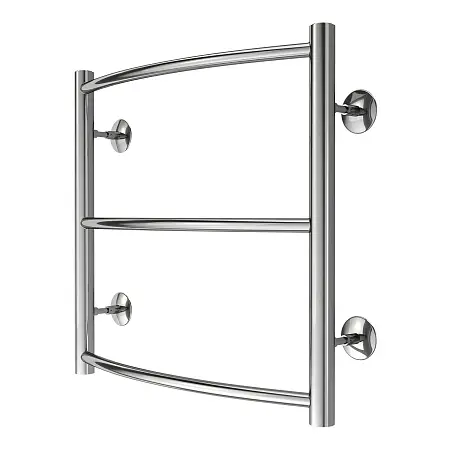 Полотенцесушитель водяной AZARIO Верона 500/500 3 секции, нижнее/диагональное подключение, 1/2", хром (AZ04155)