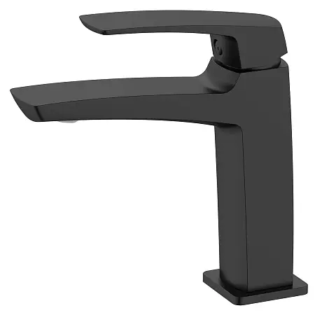 Cмеситель для раковины Azario Conda керамический картридж, черный матовый (AZ-K1011B)