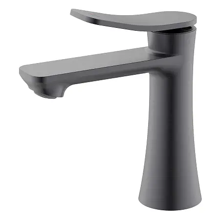 Cмеситель для раковины Azario Escaro керамический картридж, графит (AZ-K1074GR)