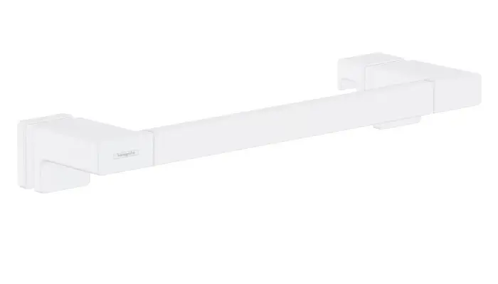Ручка для двери в душевую Hansgrohe AddStoris 398 мм, матовый белый (41759700)