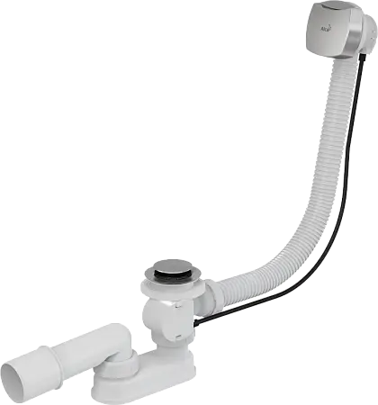 Слив-перелив Alcadrain для ванны, автомат, хром (A51CR-100)