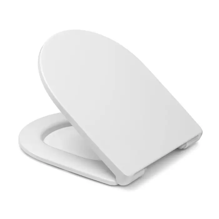 Сиденье Haro "Punto" 365х444,6, с микролифтом, быстросъемное, дюропласт, белый (547664)